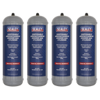 Disposable Argon/Carbon Dioxide Gas Cylinder 430g, 2.2L - Pack of 4 MIGMIX2.24