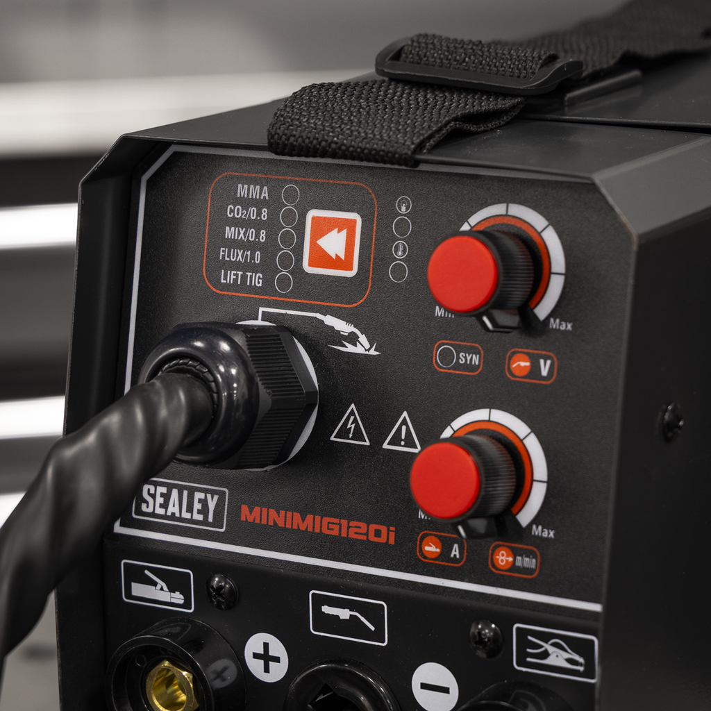 MIG/TIG & MMA (ARC/STICK) Inverter Welder 120A 230V MINIMIG120i