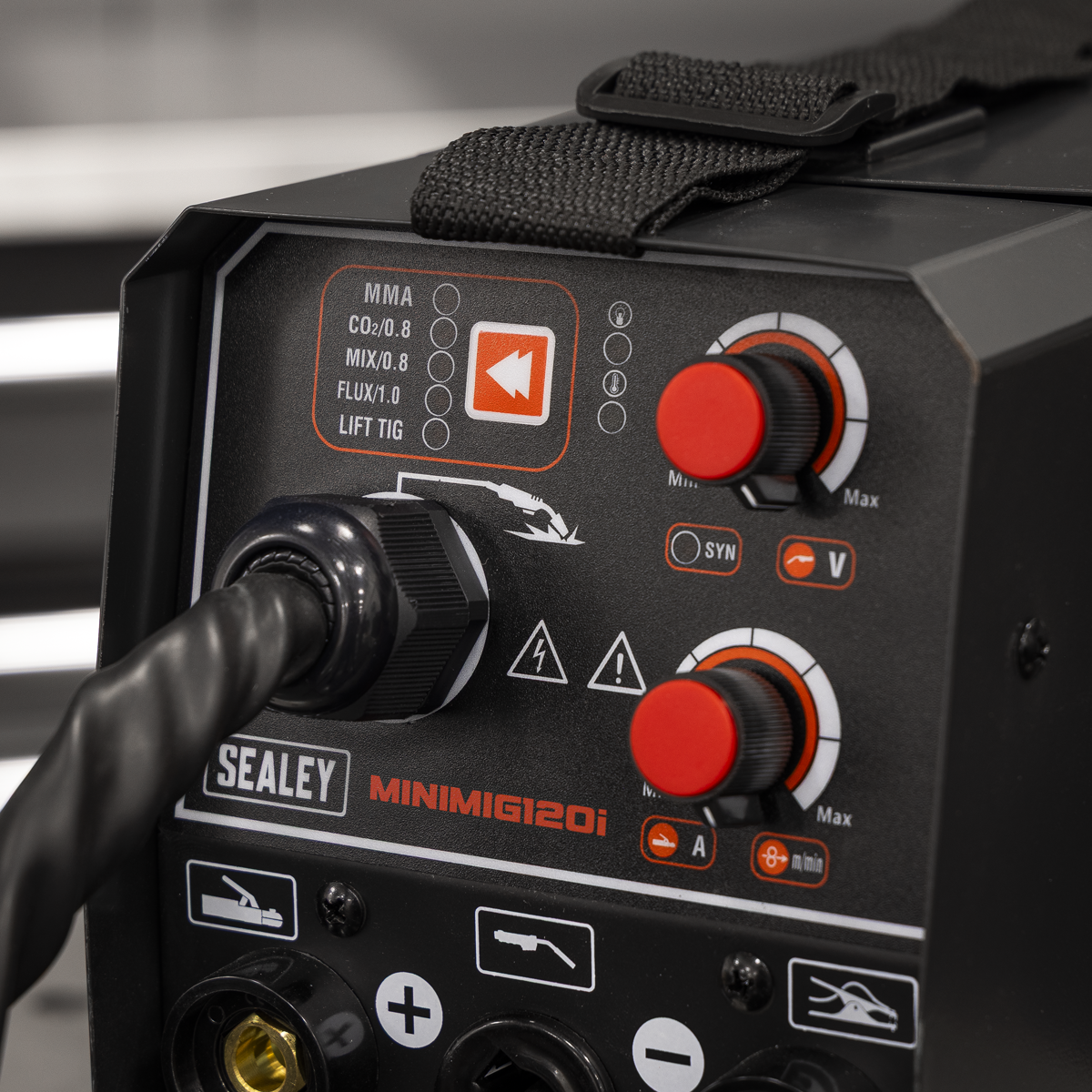 MIG/TIG & MMA (ARC/STICK) Inverter Welder 120A 230V MINIMIG120i