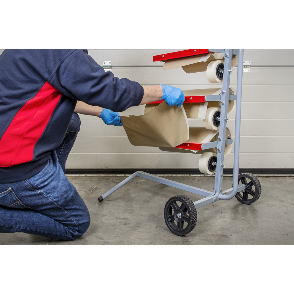 Masking Paper Dispenser Tree 2 x 300mm & 2 x 450mm Rolls MK63