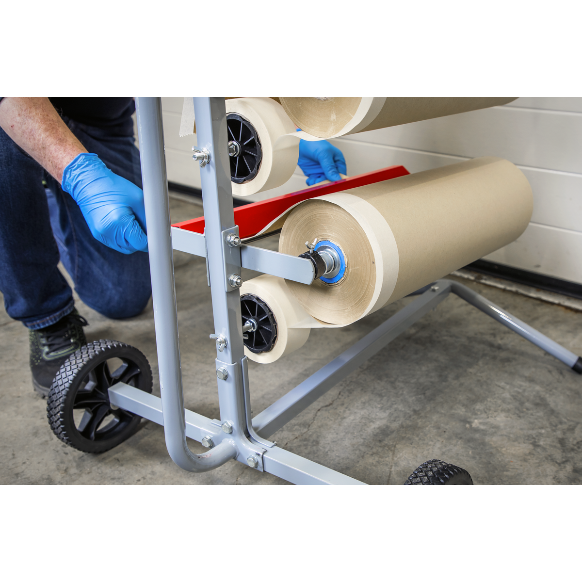 Masking Paper Dispenser Tree 2 x 300mm & 2 x 450mm Rolls MK63