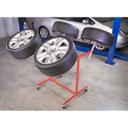 Heavy-Duty Alloy Wheel Painting/Repair Stand 4 Wheel Capacity MK71