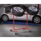Heavy-Duty Alloy Wheel Painting/Repair Stand 4 Wheel Capacity MK71