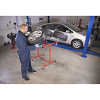 Heavy-Duty Alloy Wheel Painting/Repair Stand 4 Wheel Capacity MK71