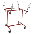 Heavy-Duty Alloy Wheel Painting/Repair Stand 4 Wheel Capacity MK71