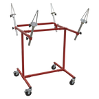Heavy-Duty Alloy Wheel Painting/Repair Stand 4 Wheel Capacity MK71