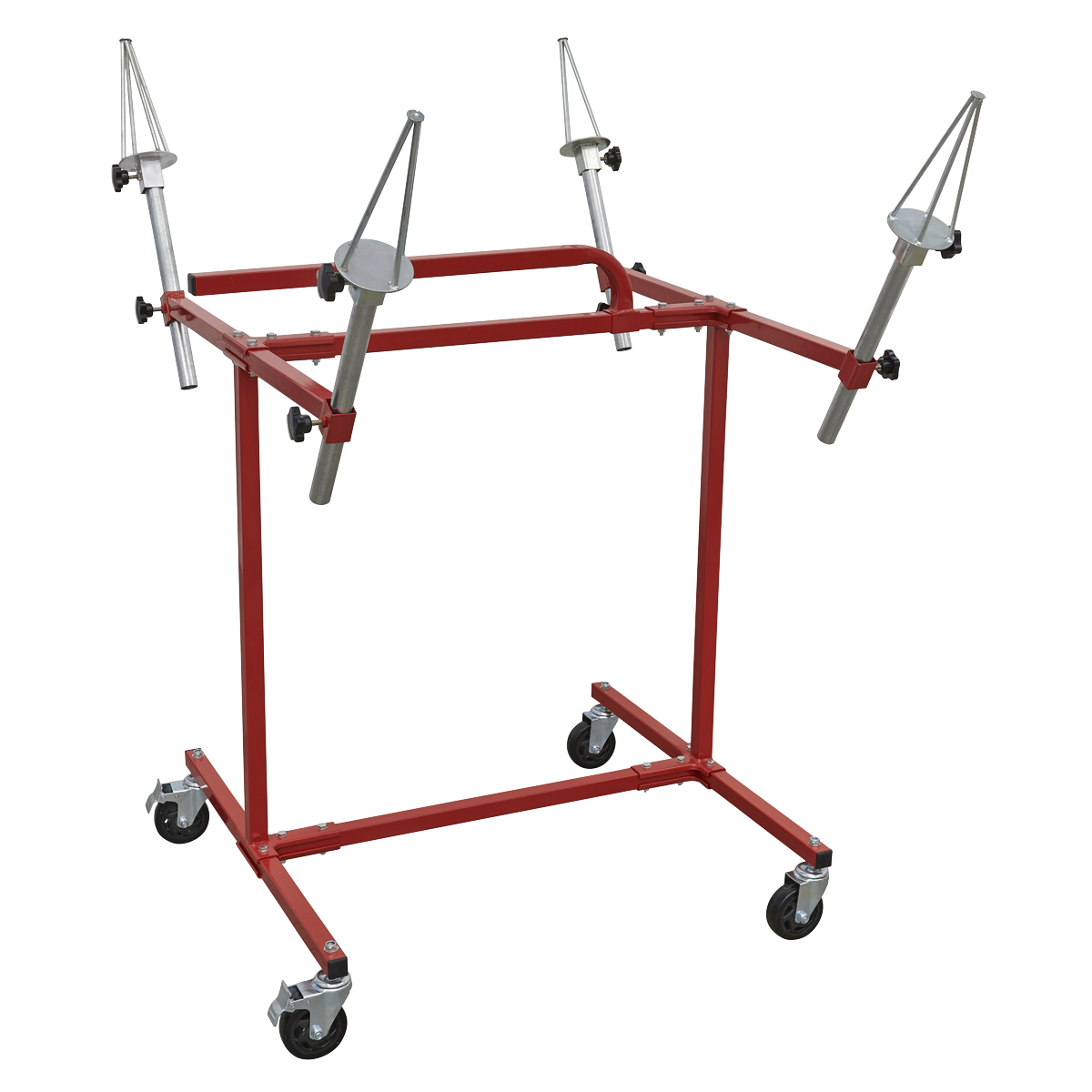 Heavy-Duty Alloy Wheel Painting/Repair Stand 4 Wheel Capacity MK71