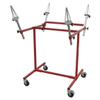 Heavy-Duty Alloy Wheel Painting/Repair Stand 4 Wheel Capacity MK71