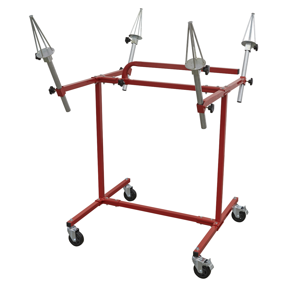 Heavy-Duty Alloy Wheel Painting/Repair Stand 4 Wheel Capacity MK71