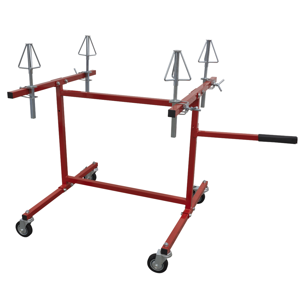 Alloy Wheel Repair/Painting Stand 4 Wheel Capacity MK74