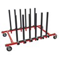 5 Panel Mobile Storage Rack MK76