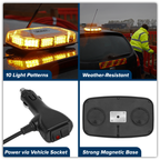 Mini Light Bar with Magnetic Base 50W SMD LED 12/24V MLB80MB