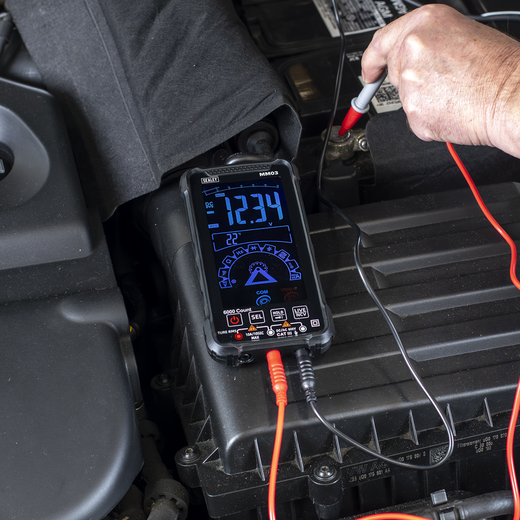 10-Function Touchscreen Rechargeable Auto-Ranging Digital Smart Multimeter MM03