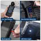 10-Function Touchscreen Rechargeable Auto-Ranging Digital Smart Multimeter MM03
