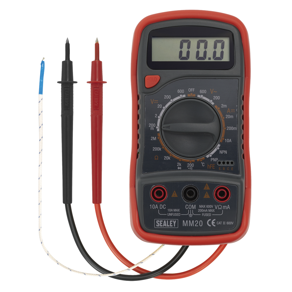 8-Function Digital Multimeter with Thermocouple MM20