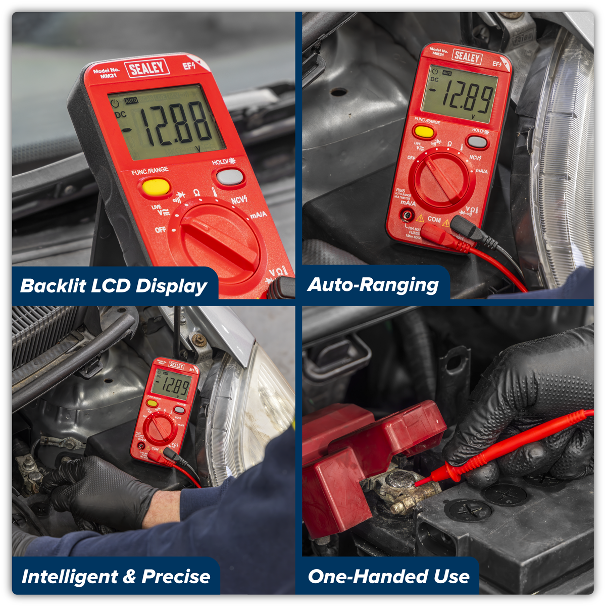 10-Function Professional Auto-Ranging Digital Multimeter MM21