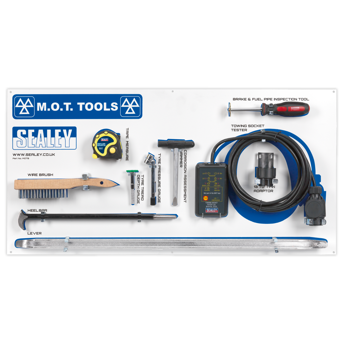 MOT Tool Board with Tools MOTBKIT