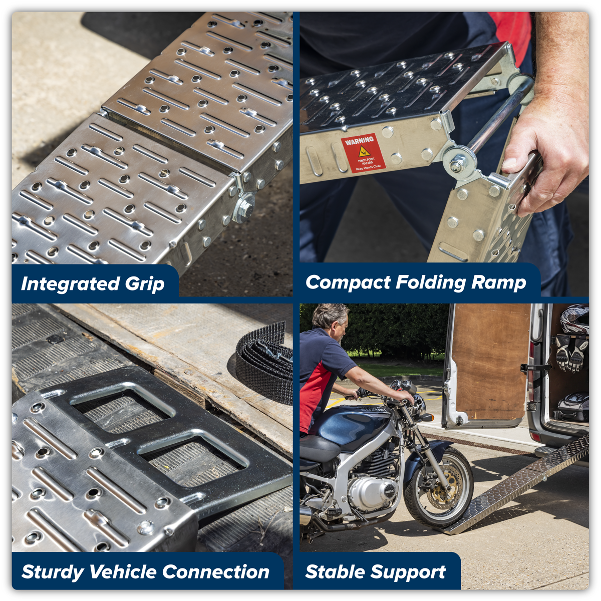 Stainless Steel Loading Ramp 270kg Capacity MR270