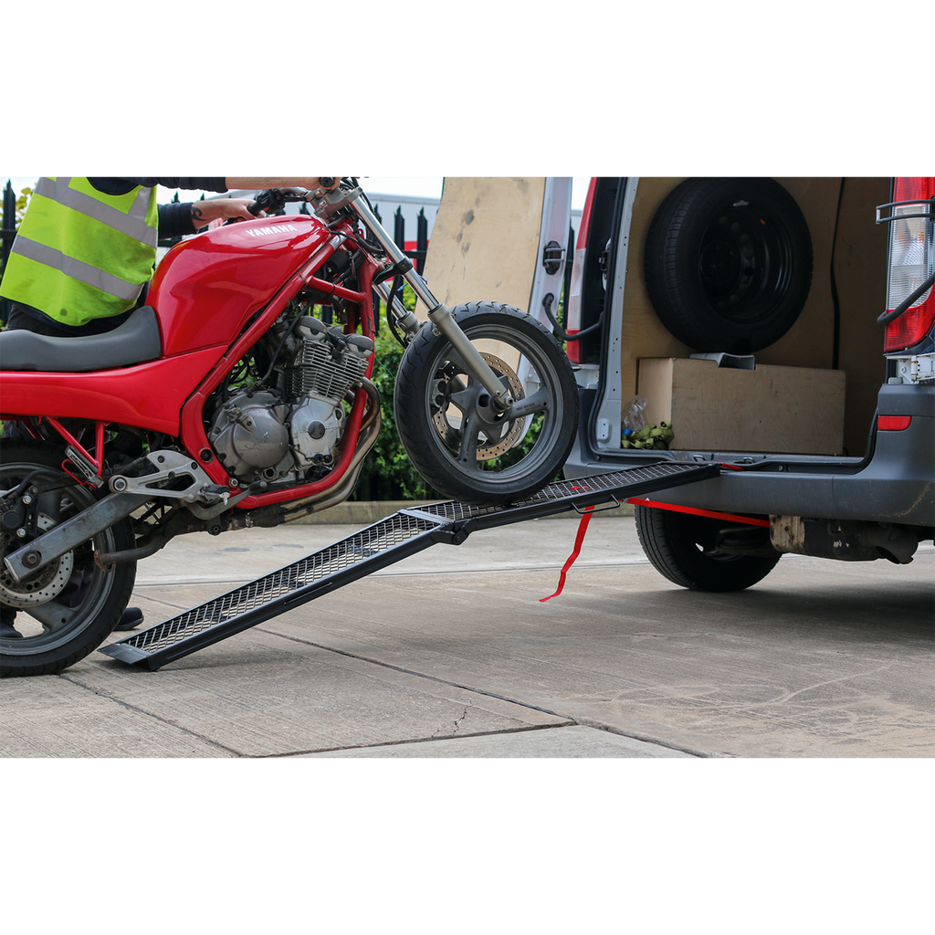 Steel Mesh Folding Loading Ramp 360kg Capacity MR360
