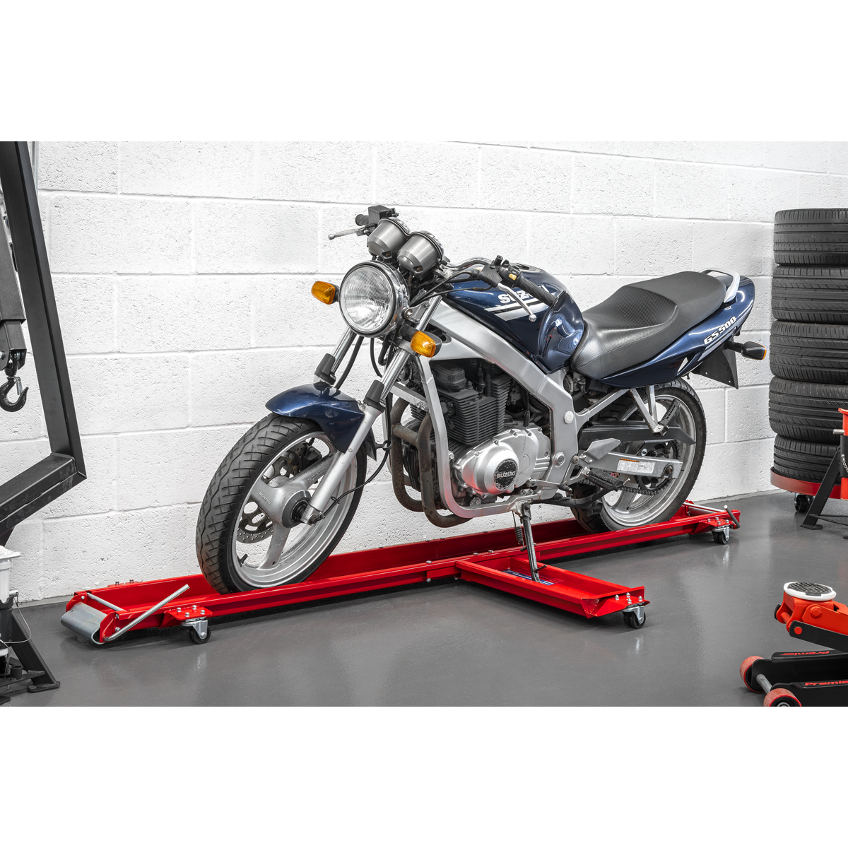 Long Motorcycle Side Stand Type Dolly MS063L