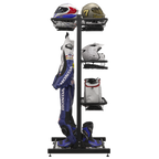 Freestanding Motorcycle Helmet & Gear Storage MS081FS2