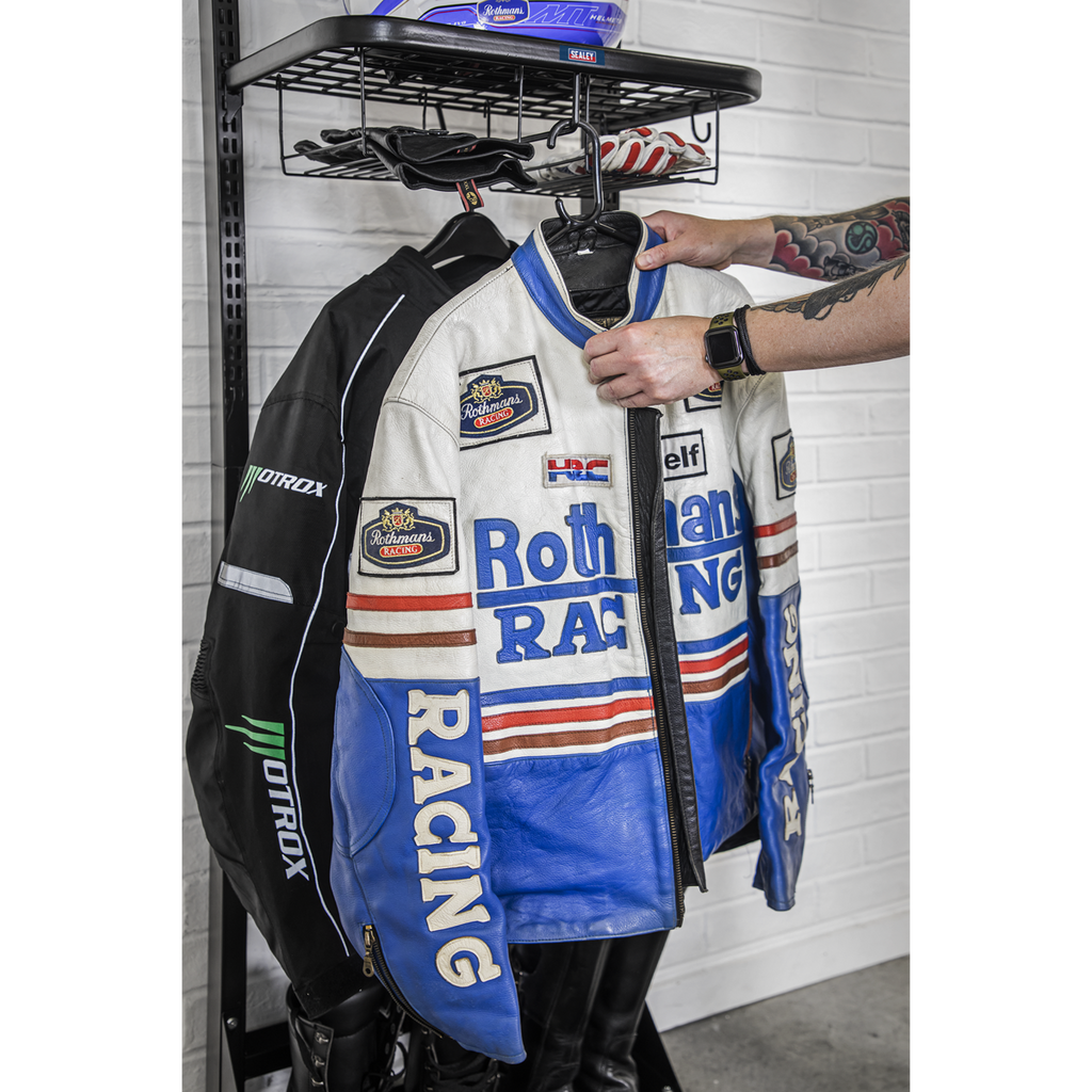 Freestanding Motorcycle Helmet & Gear Storage MS081FS