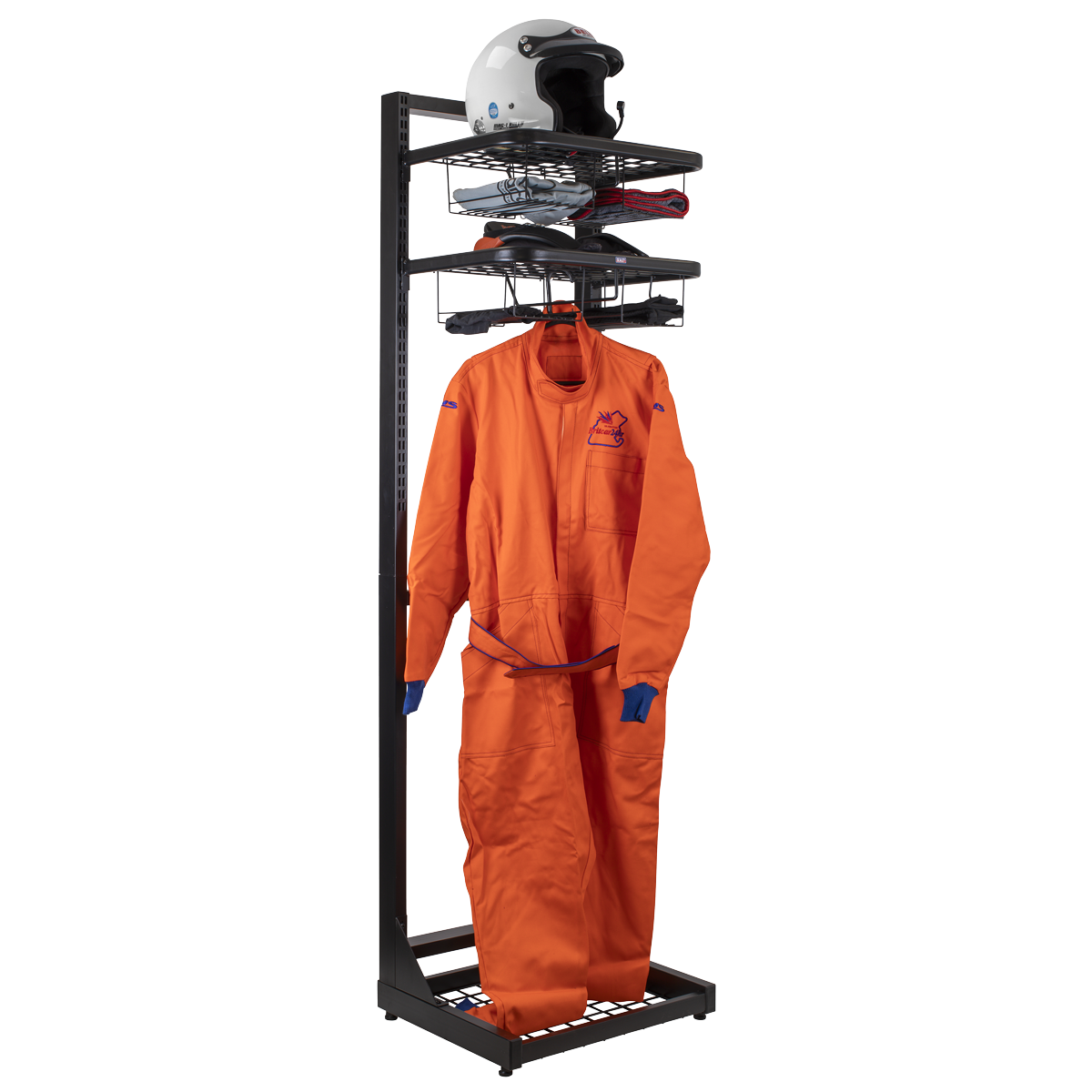 Freestanding Motorcycle Helmet & Gear Storage MS081FS