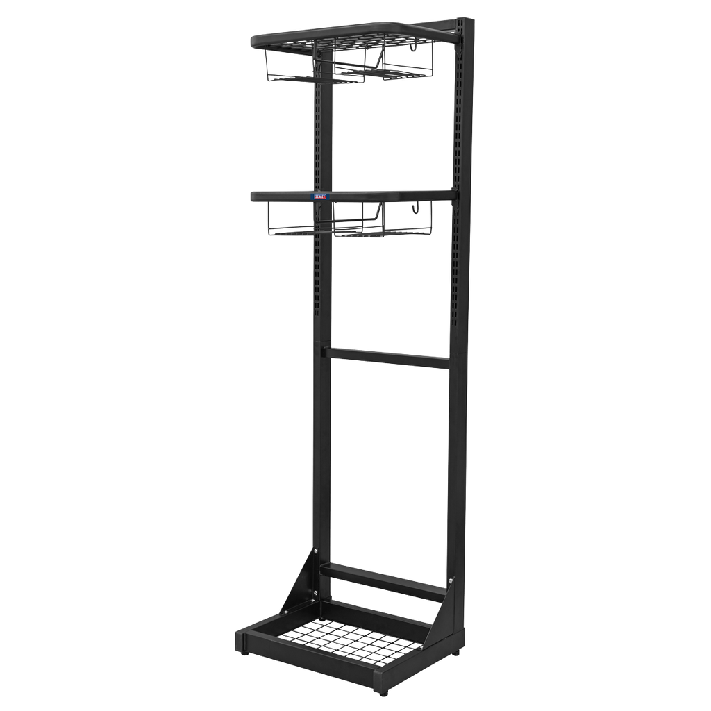 Freestanding Motorcycle Helmet & Gear Storage MS081FS