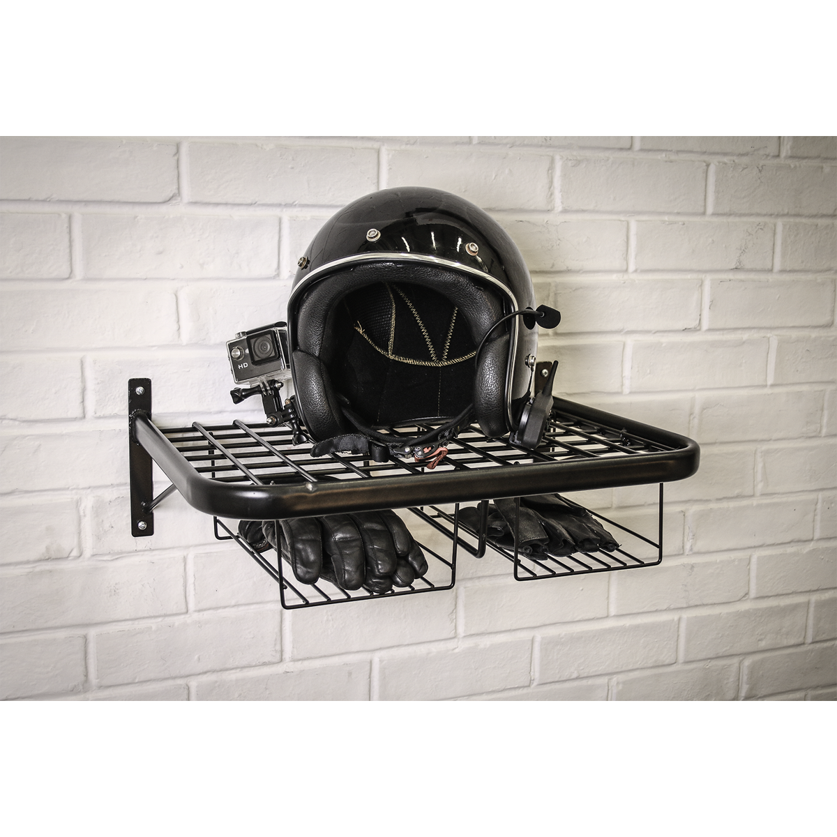 Motorcycle Helmet & Gear Tidy MS081