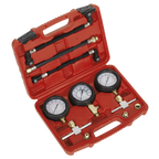 Motorcycle Compression & Fuel Pressure Gauge Set 3pc MS100