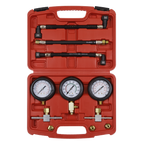 Motorcycle Compression & Fuel Pressure Gauge Set 3pc MS100