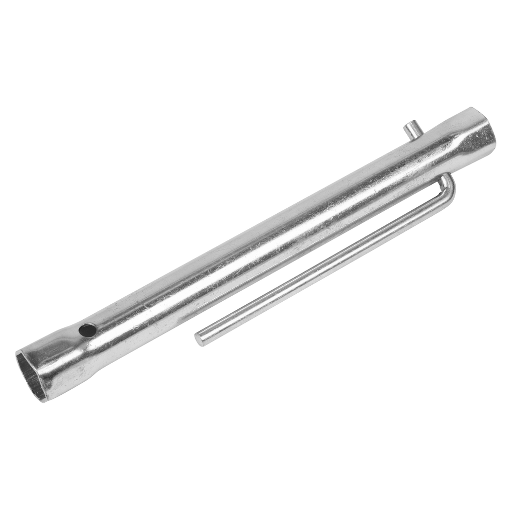 Long Reach Double End Spark Plug Box Spanner with L-Bar 16/18mm MS157