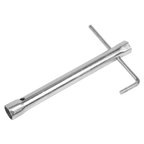 Long Reach Double End Spark Plug Box Spanner with L-Bar 16/18mm MS157