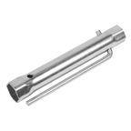 Long Reach Double End Spark Plug Box Spanner with L-Bar 17/21mm MS158
