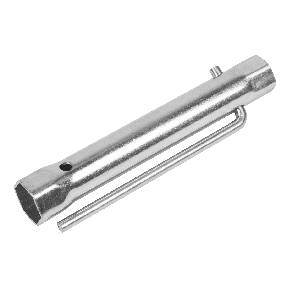 Long Reach Double End Spark Plug Box Spanner with L-Bar 17/21mm MS158
