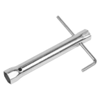 Long Reach Double End Spark Plug Box Spanner with L-Bar 18/21mm MS161