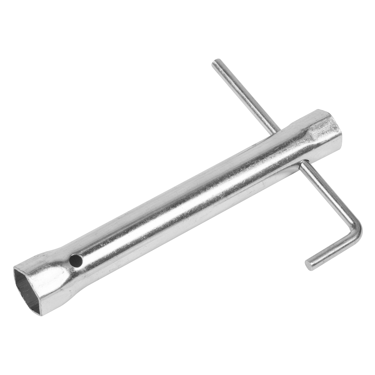 Long Reach Double End Spark Plug Box Spanner with L-Bar 18/21mm MS161