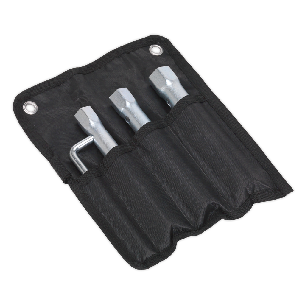 Long Reach Double End Spark Plug Box Spanner Set 3pc MS165