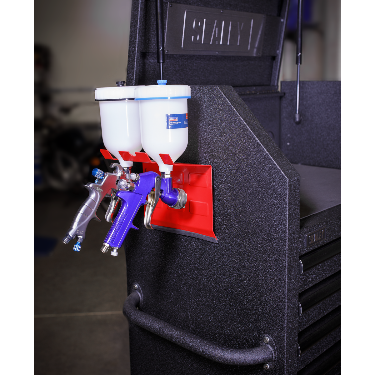 Magnetic Spray Gun Holder 2 Gun Capacity MSH03