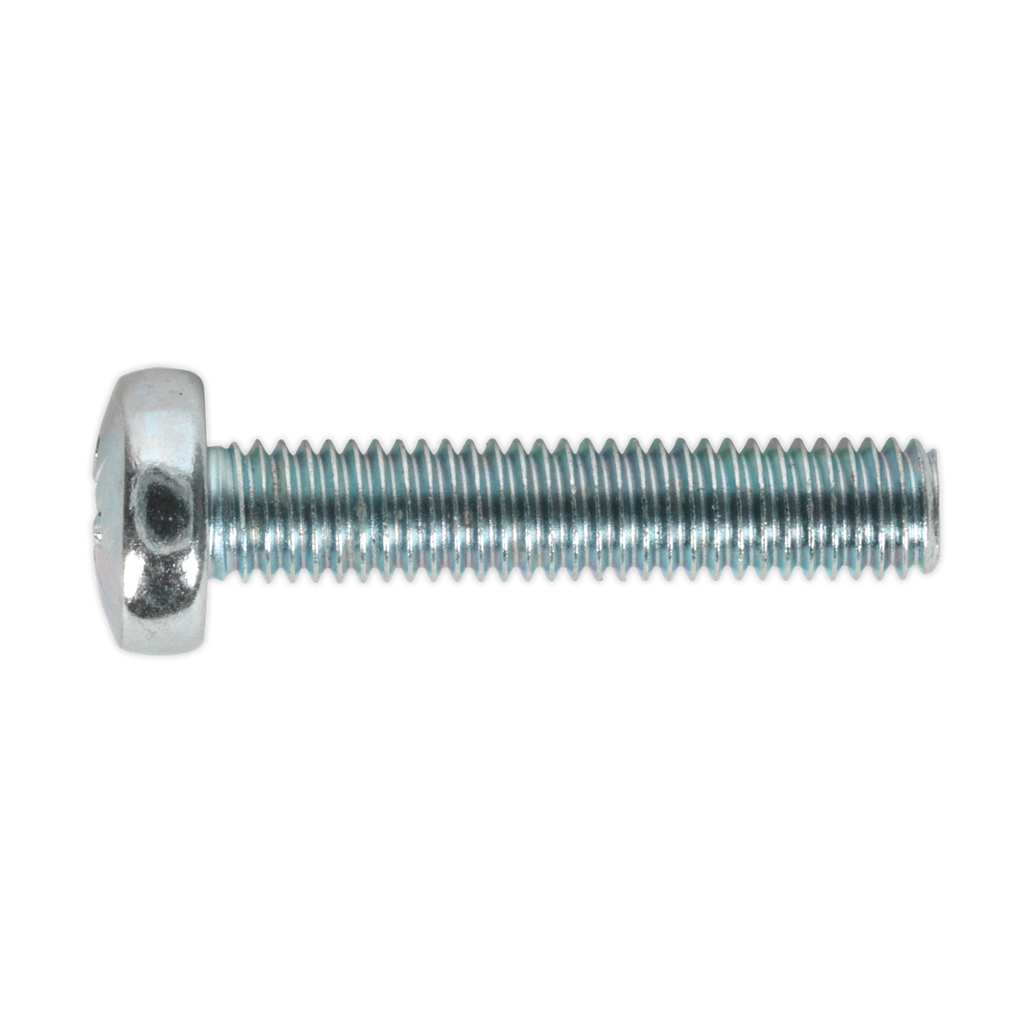 Zinc Plated Pan Head Pozi Machine Screw M5 x 25mm, DIN 7985Z - Pack of 50 MSP525