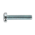 Zinc Plated Pan Head Pozi Machine Screw M5 x 25mm, DIN 7985Z - Pack of 50 MSP525