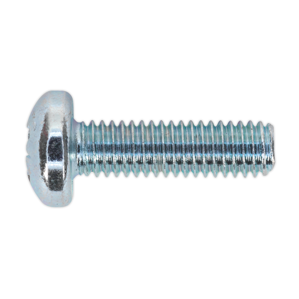 Zinc Plated Pan Head Pozi Machine Screw M6 x 20mm, DIN 7985Z - Pack of 50 MSP620