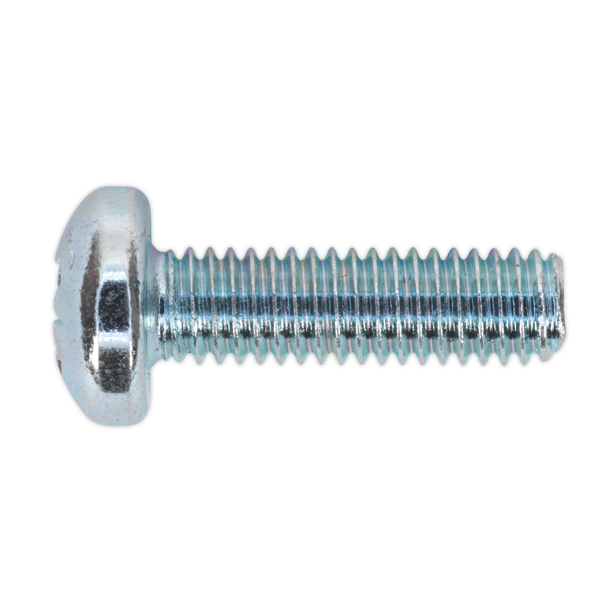 Zinc Plated Pan Head Pozi Machine Screw M6 x 20mm, DIN 7985Z - Pack of 50 MSP620