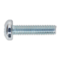 Zinc Plated Pan Head Pozi Machine Screw M6 x 25mm, DIN 7985Z - Pack of 50 MSP625
