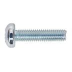 Zinc Plated Pan Head Pozi Machine Screw M6 x 25mm, DIN 7985Z - Pack of 50 MSP625