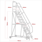 Mobile Safety Steps 3-Tread MSS03