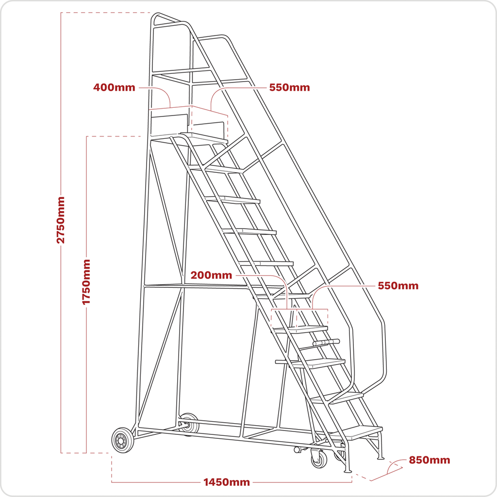 Mobile Safety Steps 7-Tread MSS07