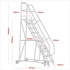 Mobile Safety Steps 8-Tread MSS08
