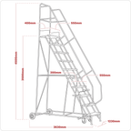 Mobile Safety Steps 14-Tread MSS14