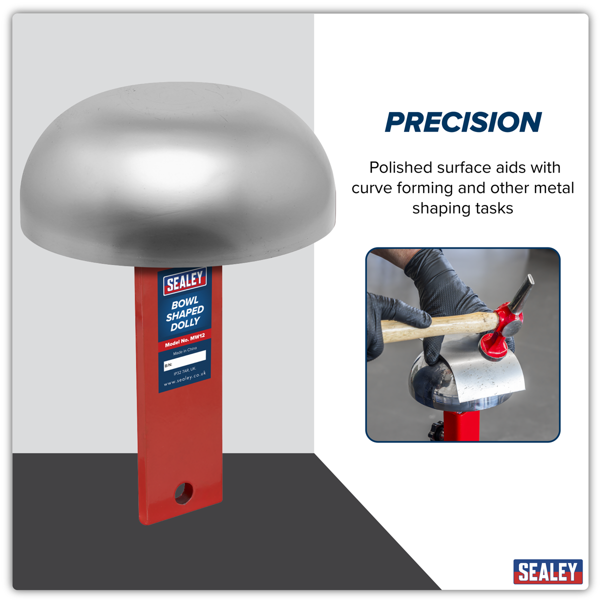 Bowl Shaped Dolly for Bodywork Metal Forming MW12